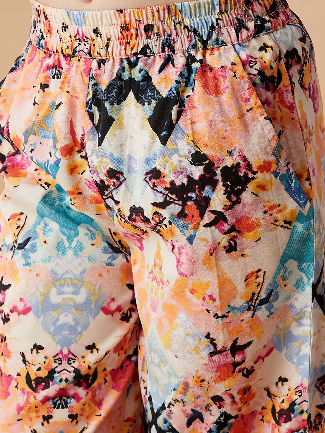 Girls Printed Top with Palazzos