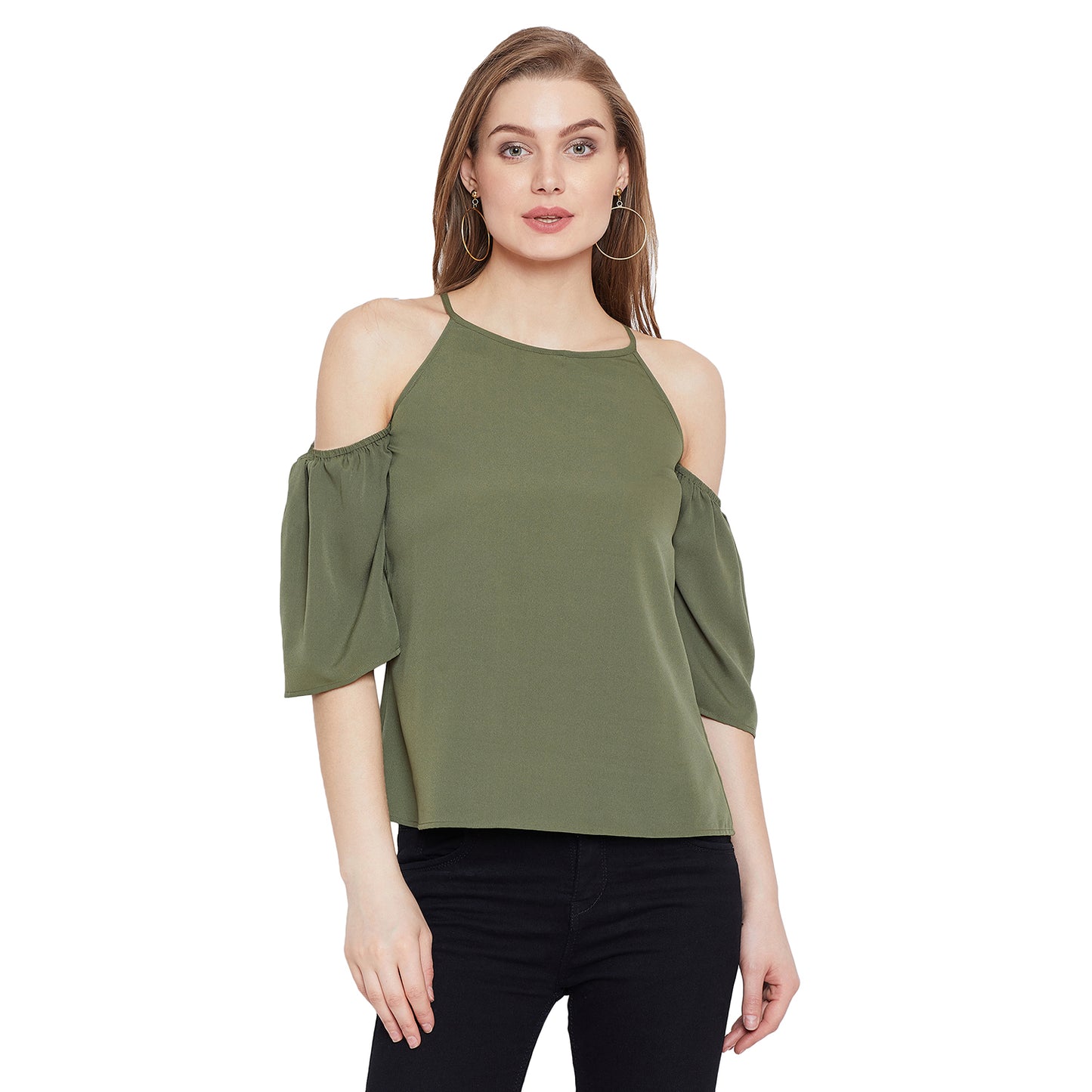 Women's Shoulder Split Tops