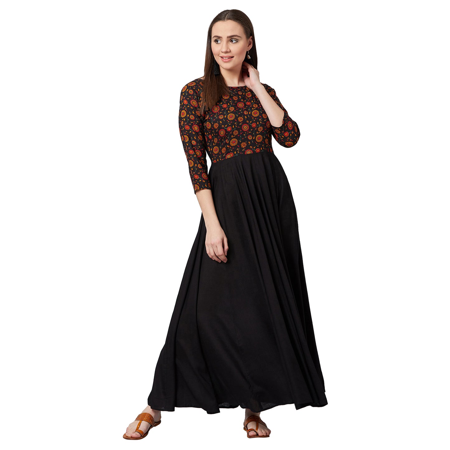 PANIT Women A-Line Maxi Dress