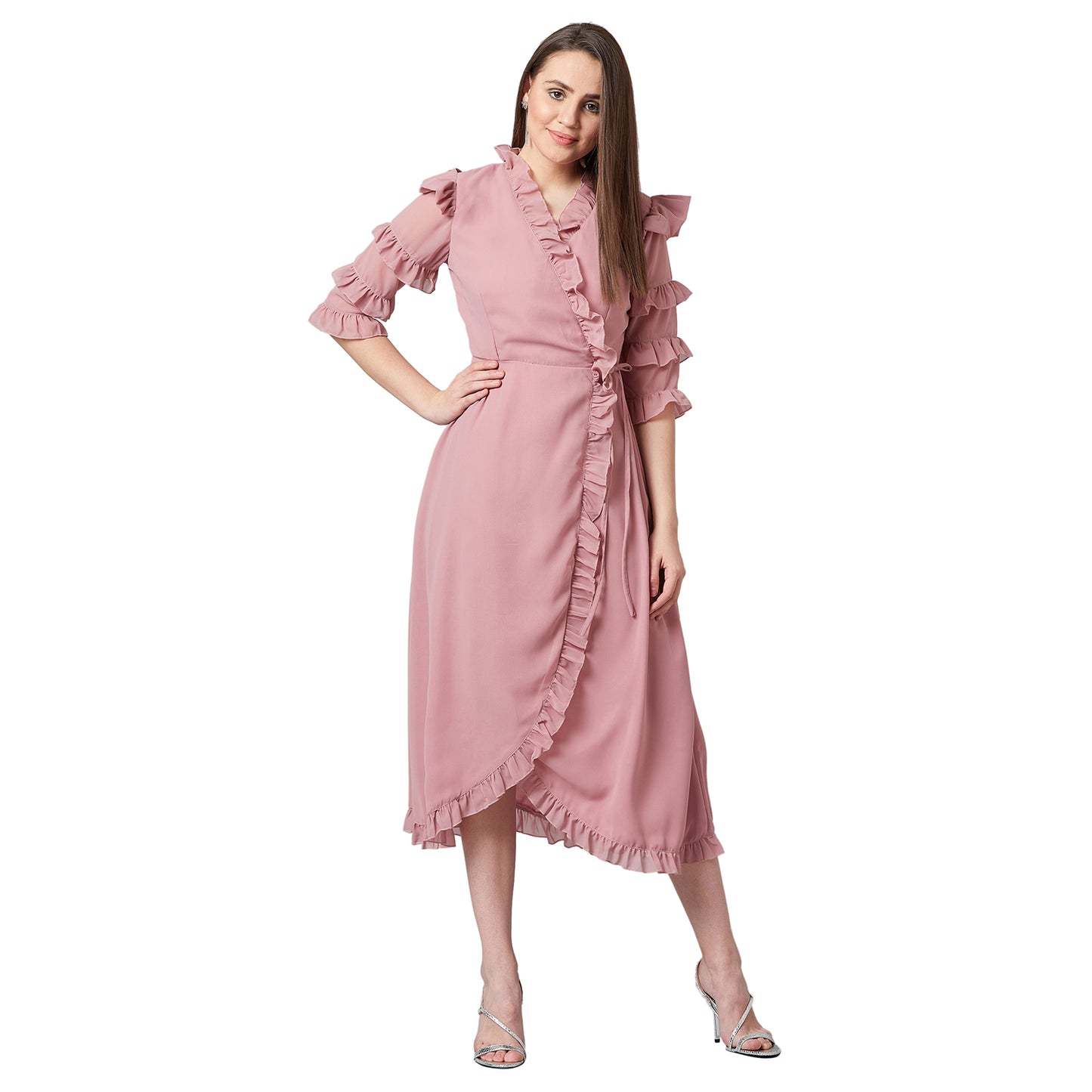 PANIT Women Wrap Maxi Dress