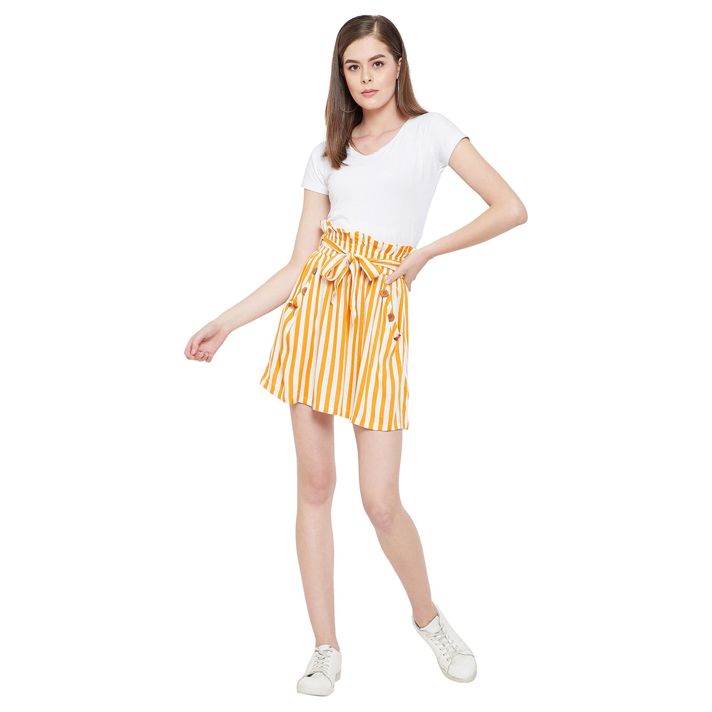 Women's Striped Mini Skirts