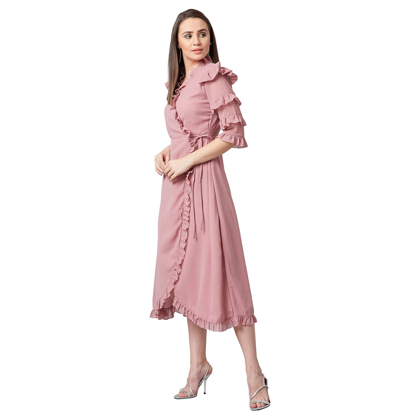 PANIT Women Wrap Maxi Dress