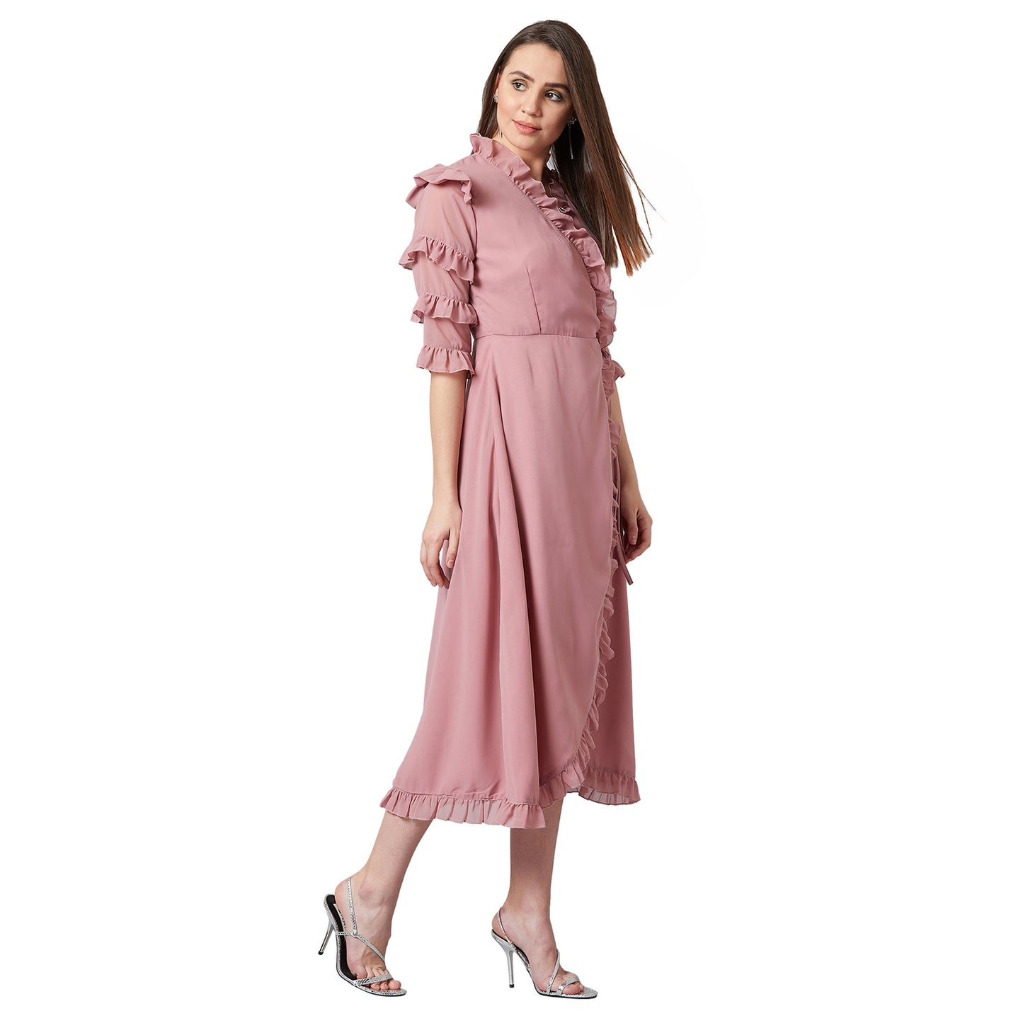 PANIT Women Wrap Maxi Dress