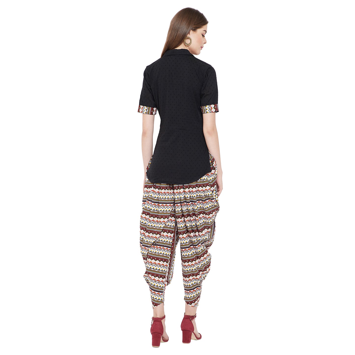 Women's Cotton Straight Kurta and Dhoti Pant Set