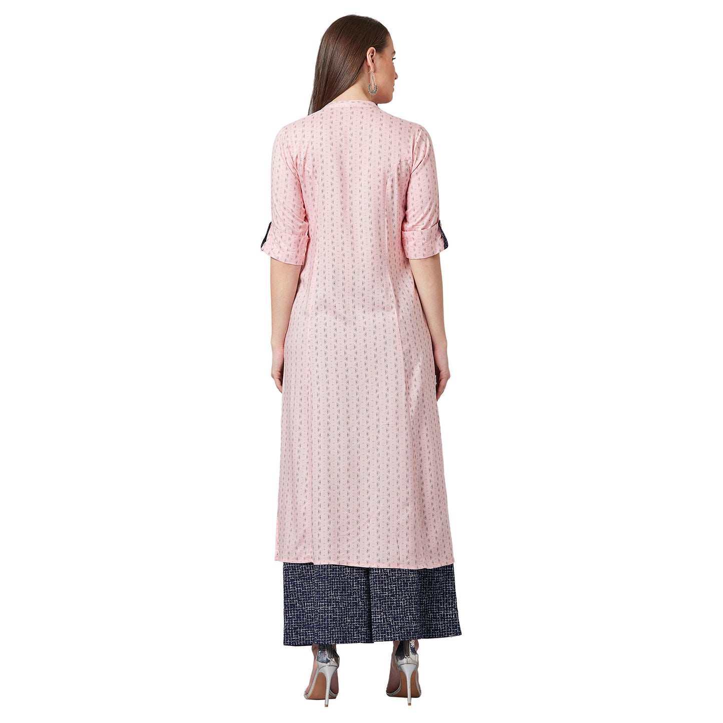 Women Straight Kurta And Palazzo Set