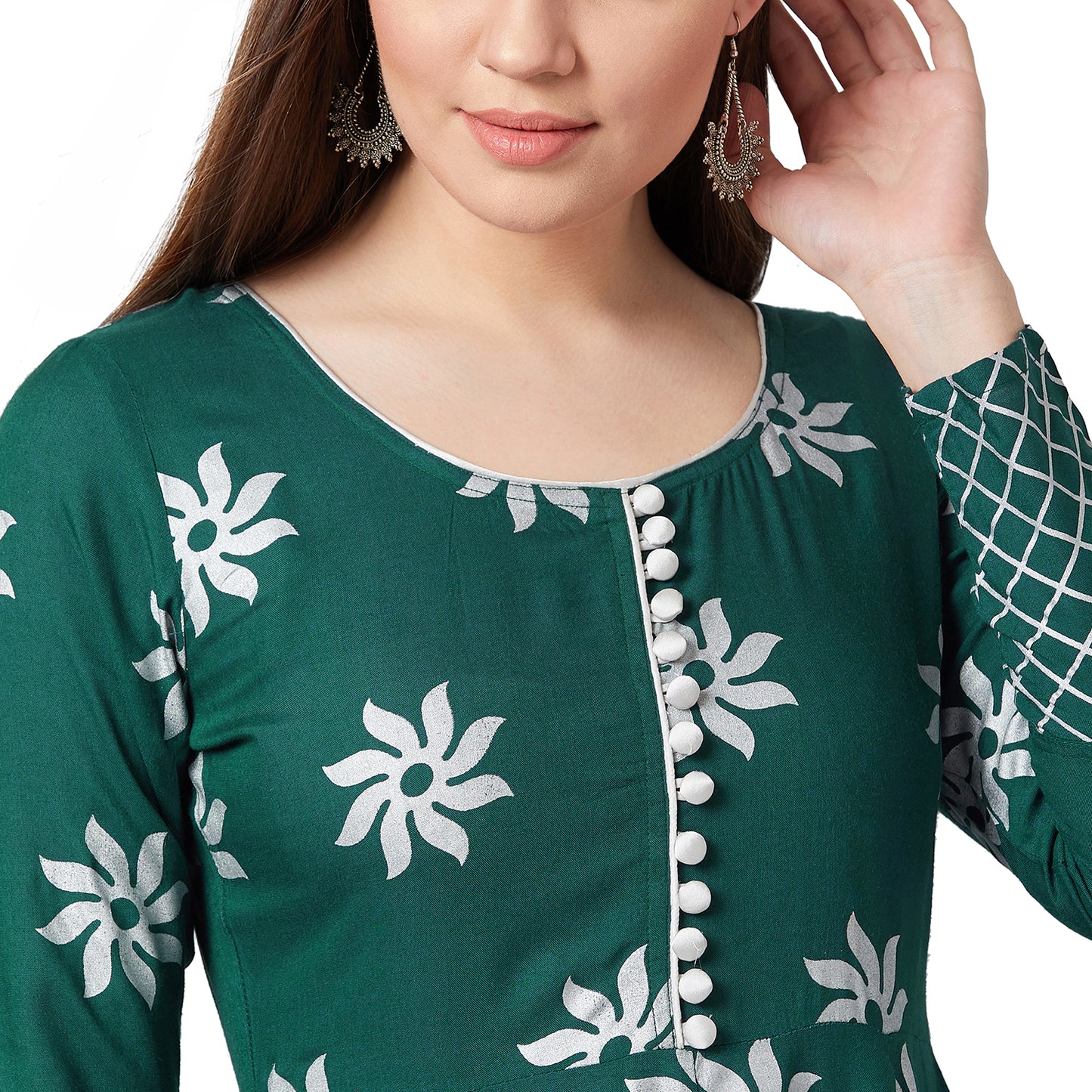Women Flared Kurta And Palazzo Set