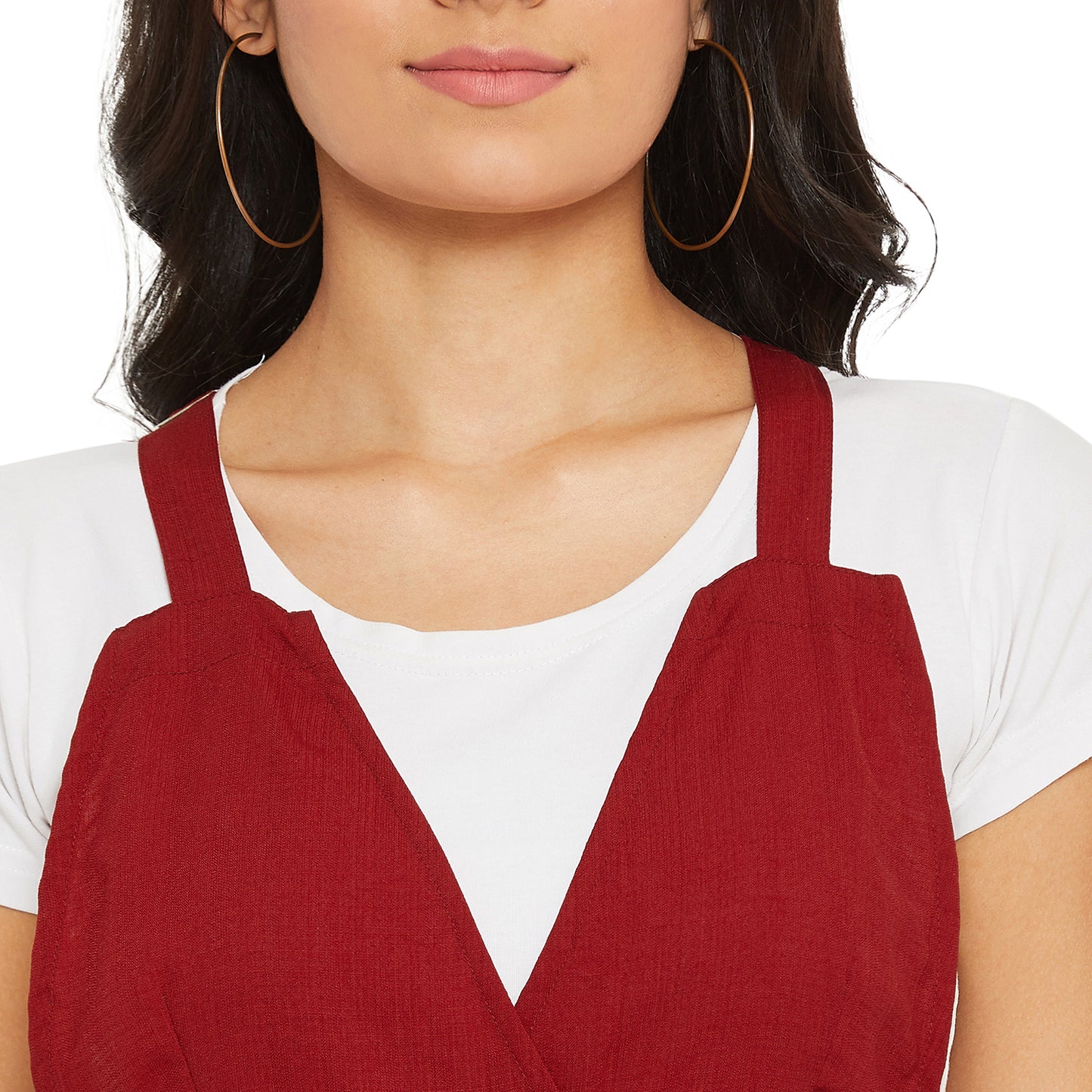 Women's Maroon Jumpsuit