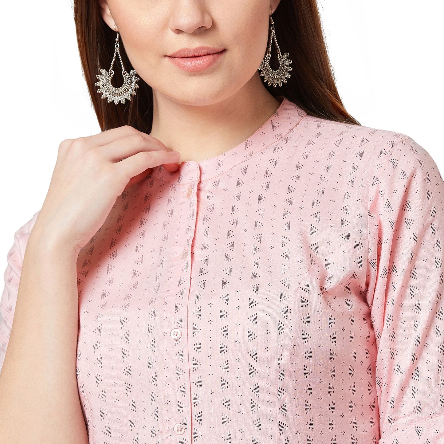 Women Straight Kurta And Palazzo Set