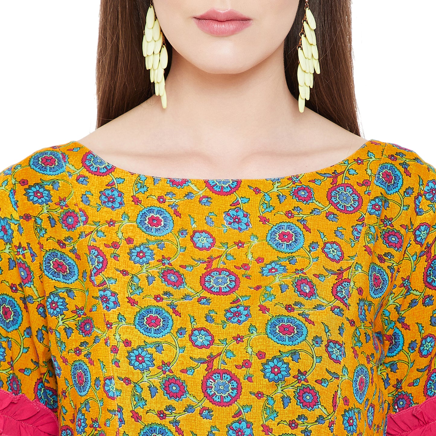 Women's Cotton Fabric Regular Tops