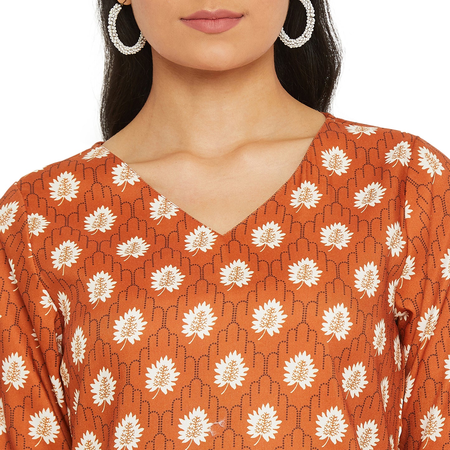 Brown Printed Co-ords Set