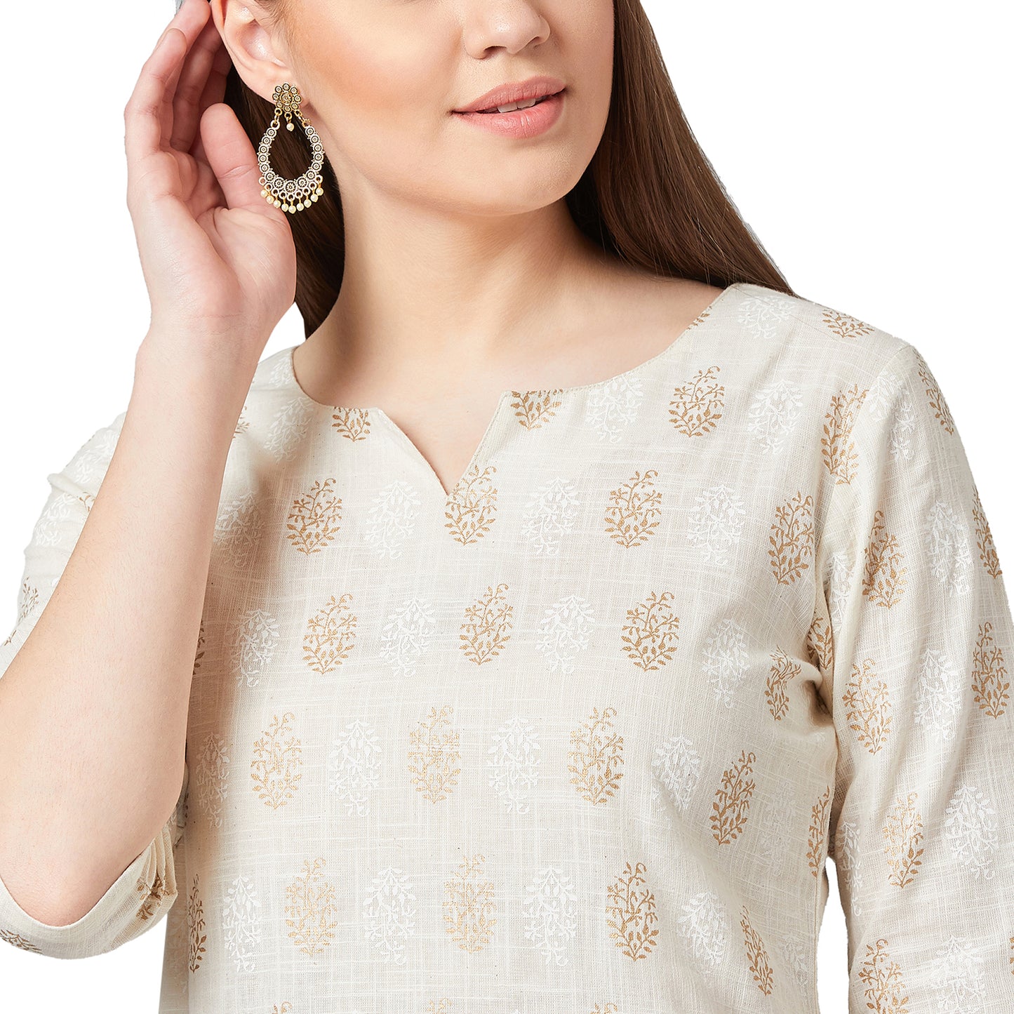 Women Straight Kurta And Palazzo Set