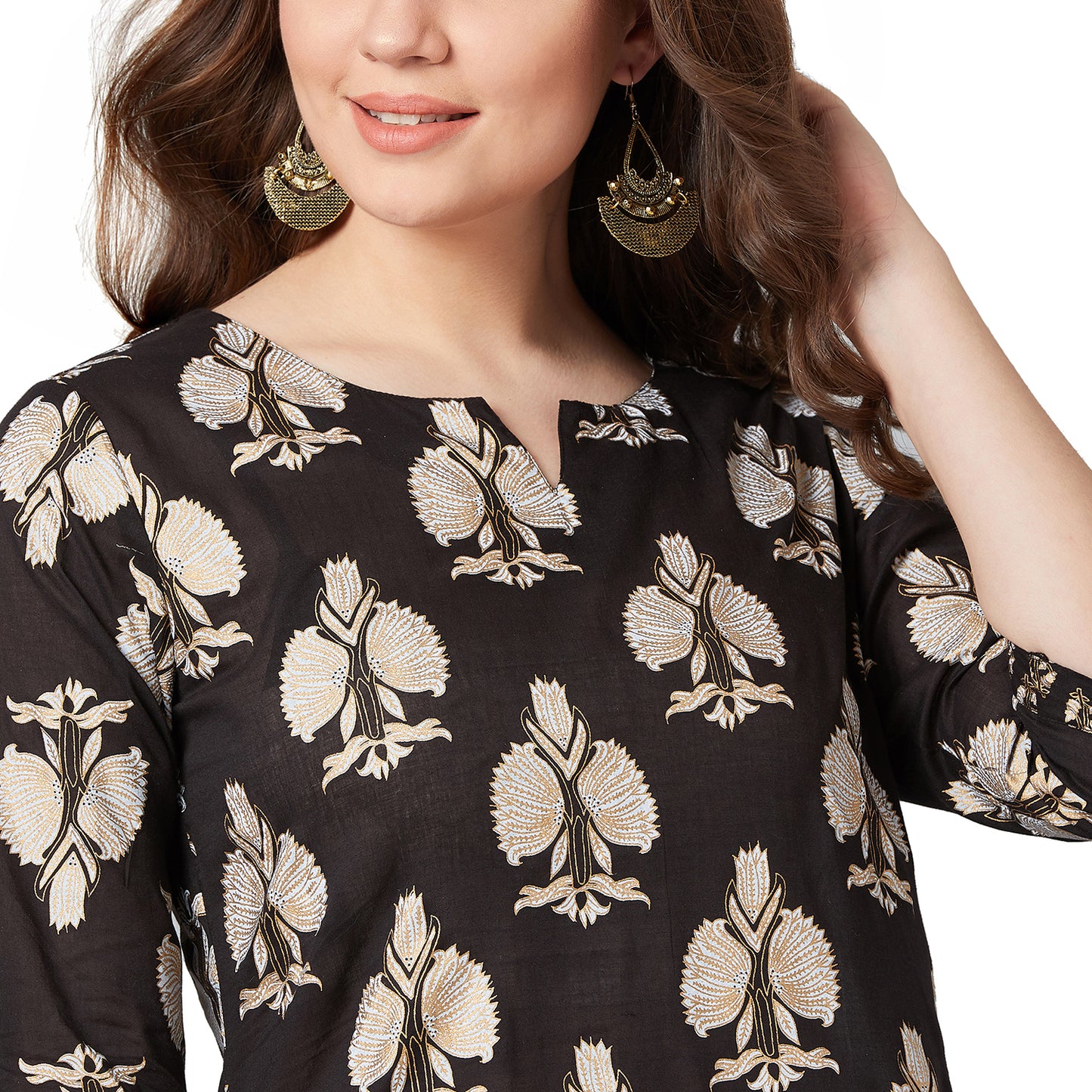 Women Straight Kurta And Palazzo Set