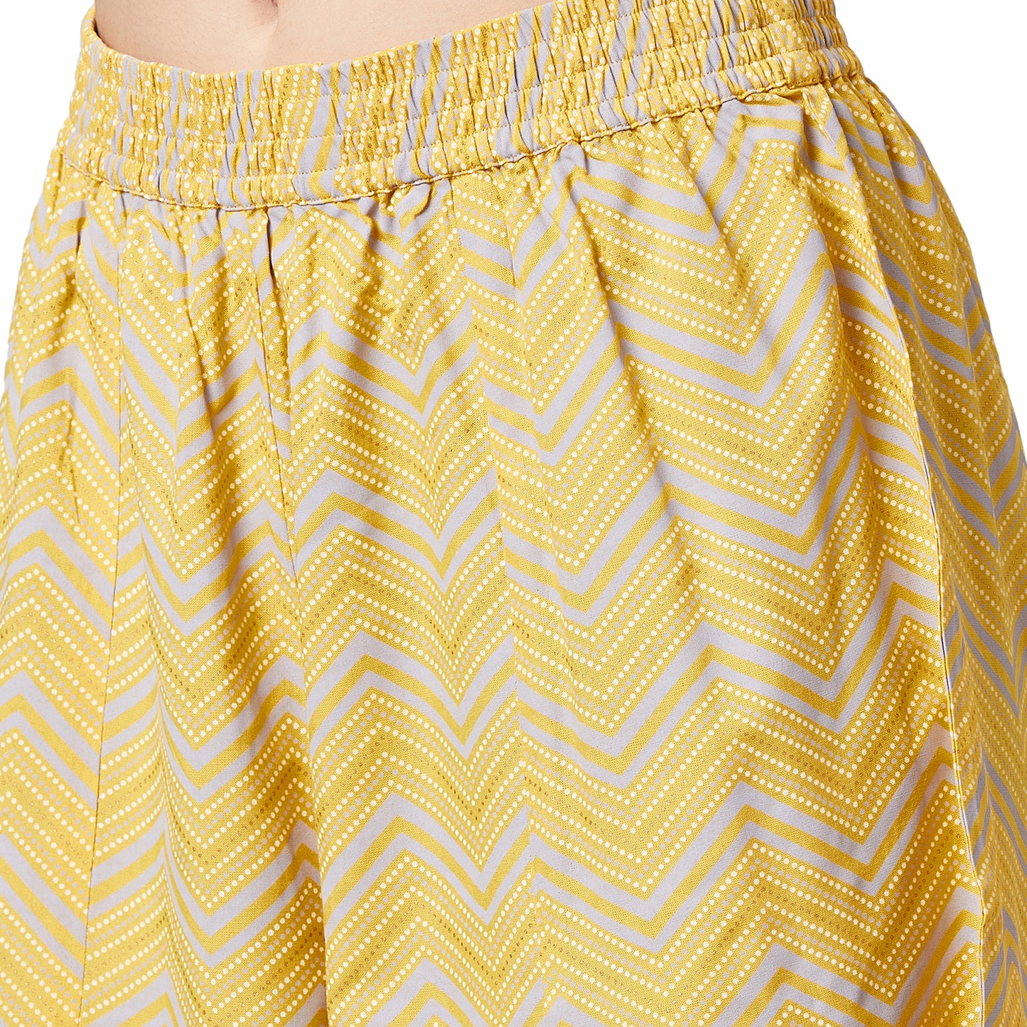 Women Flared Kurta And Palazzo Set