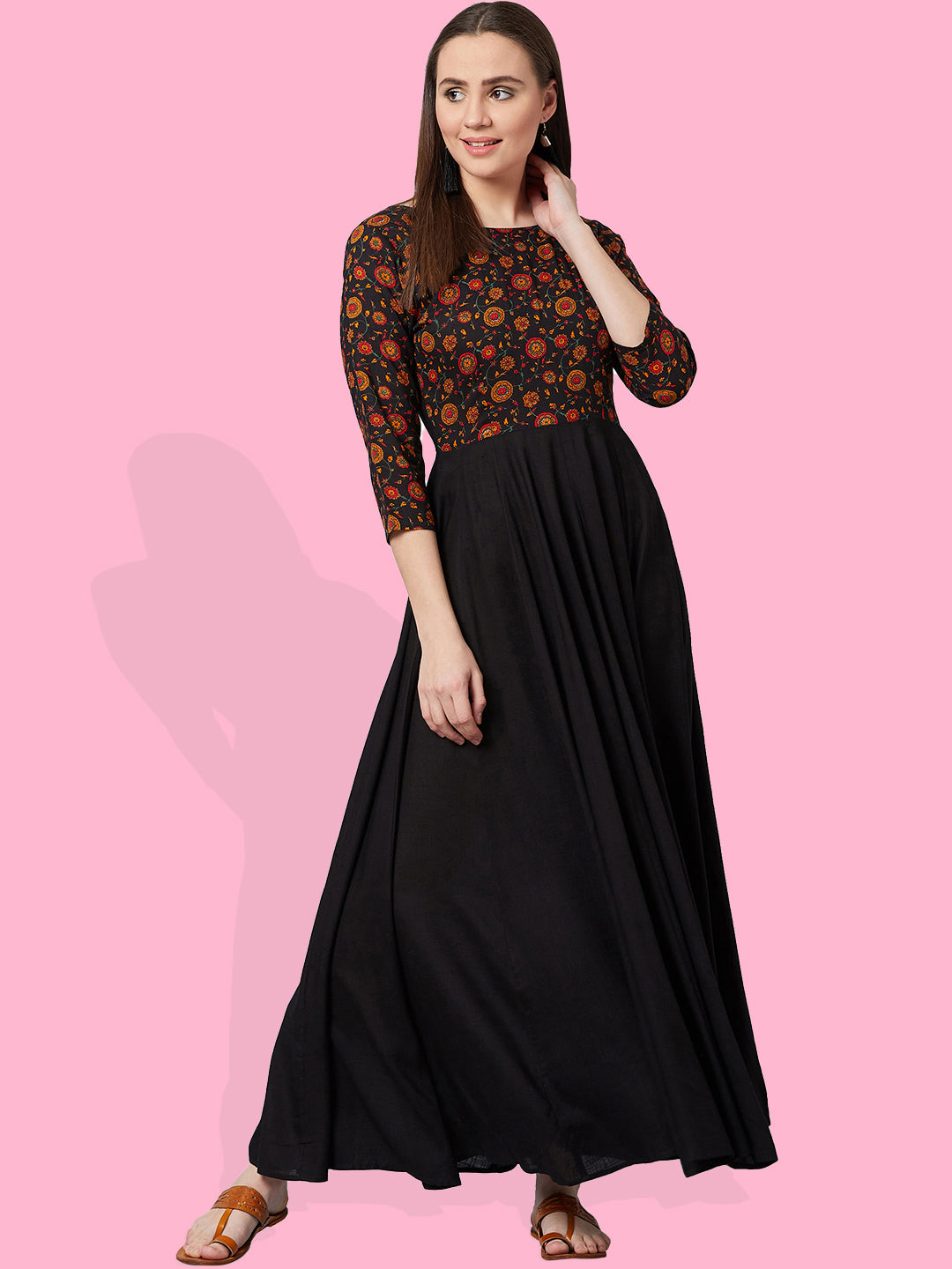 PANIT Women A-Line Maxi Dress