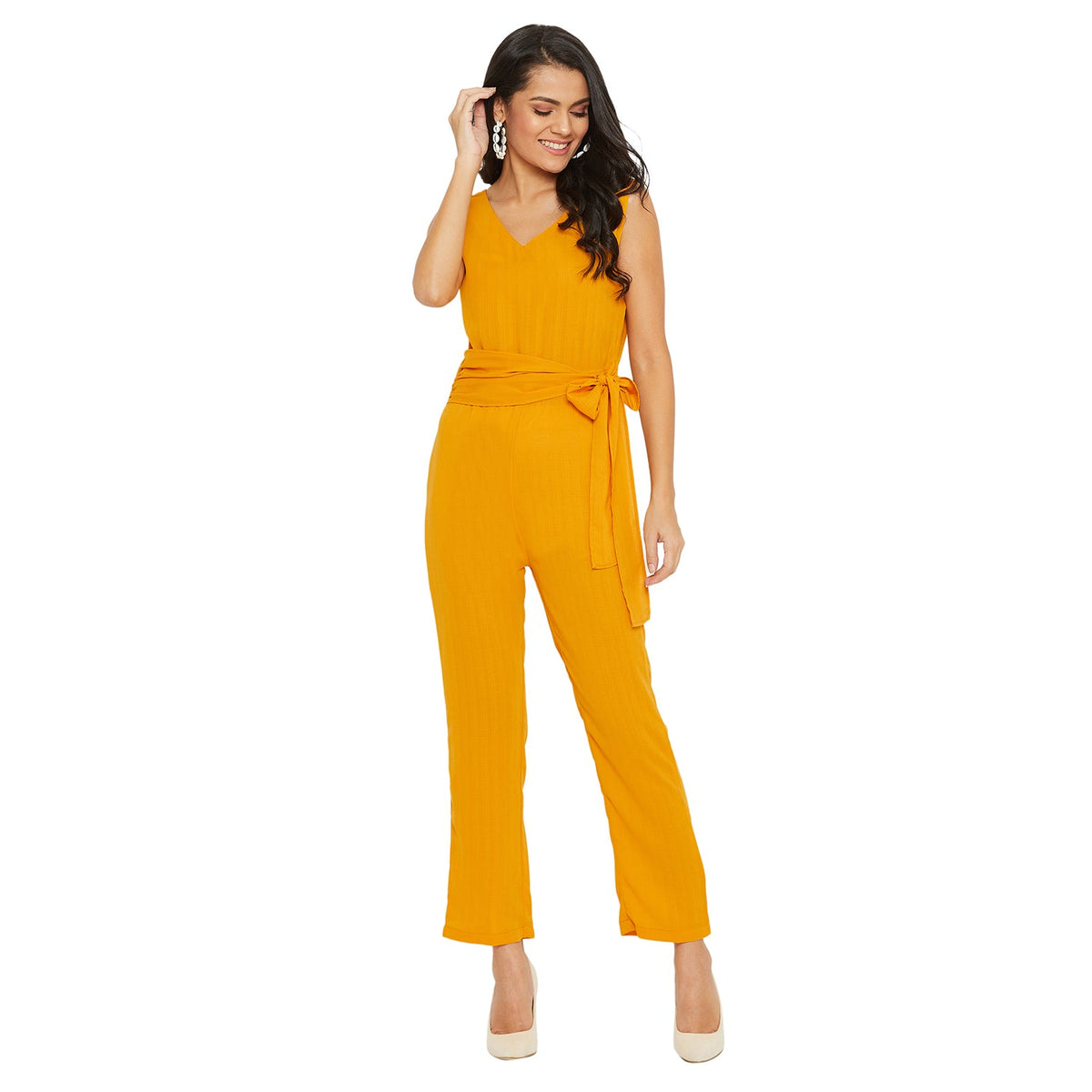 Women's Mustard jumpsuit