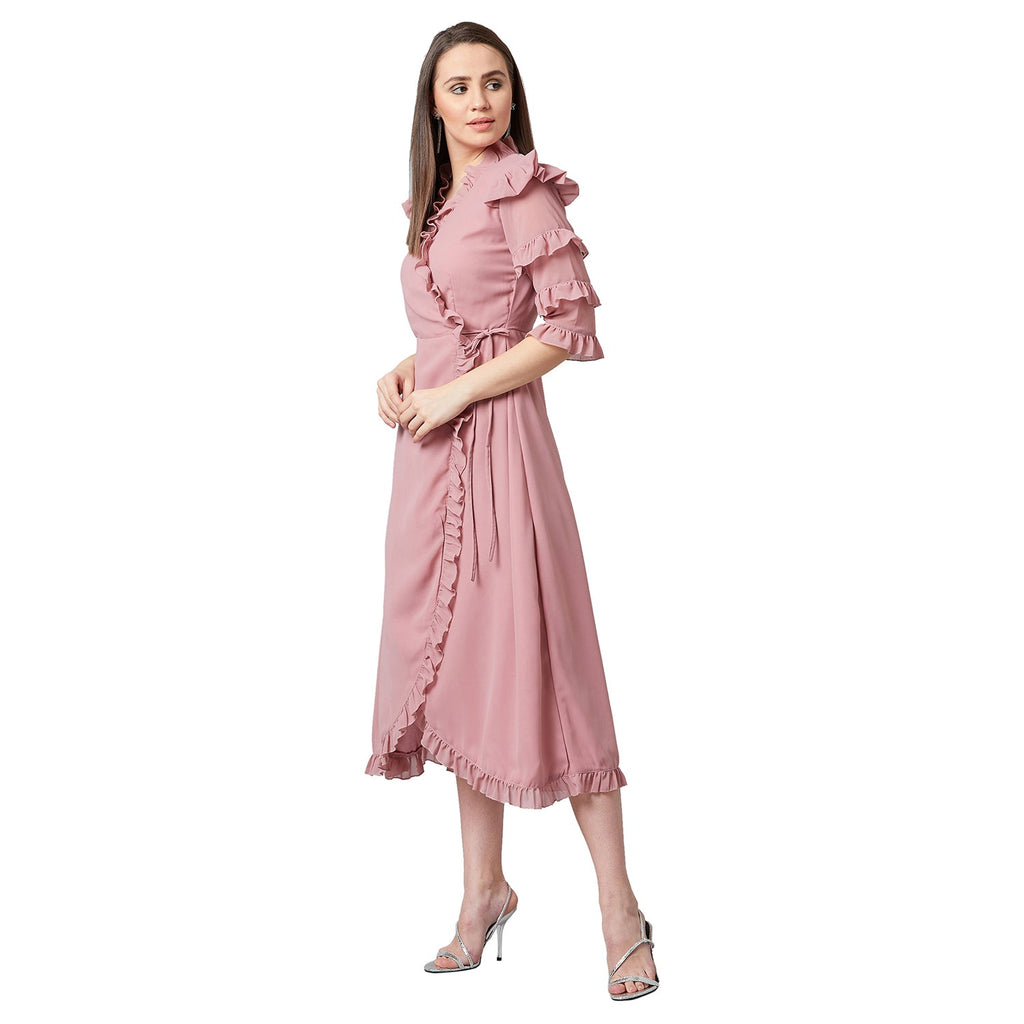 PANIT Women Wrap Maxi Dress