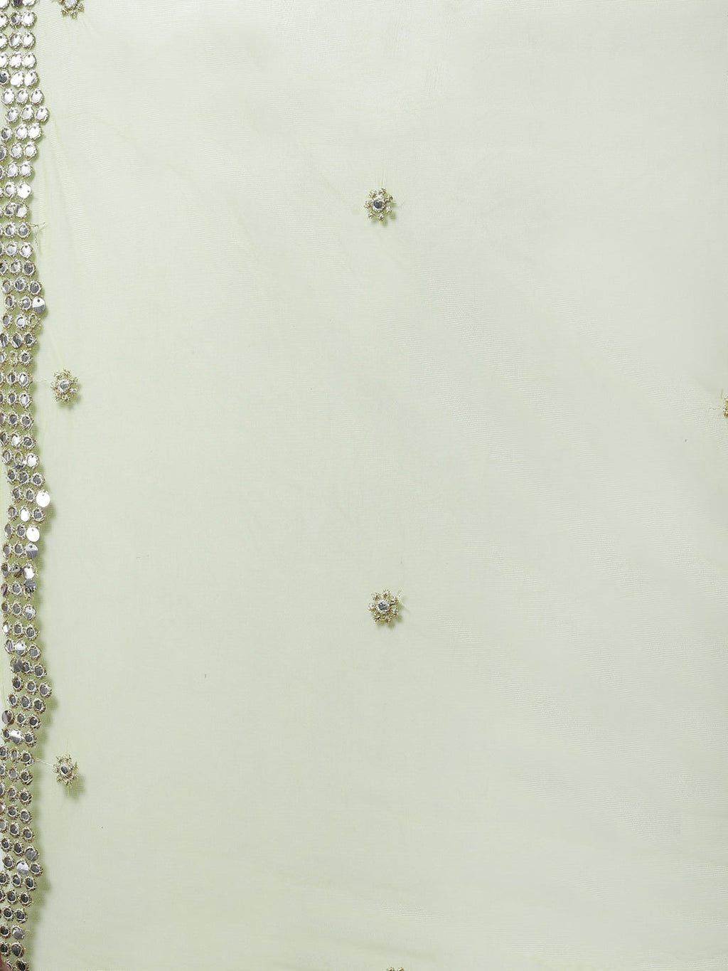 PANIT Green Bandhani Printed Zardozi Kurta with Sharara & With Dupatta