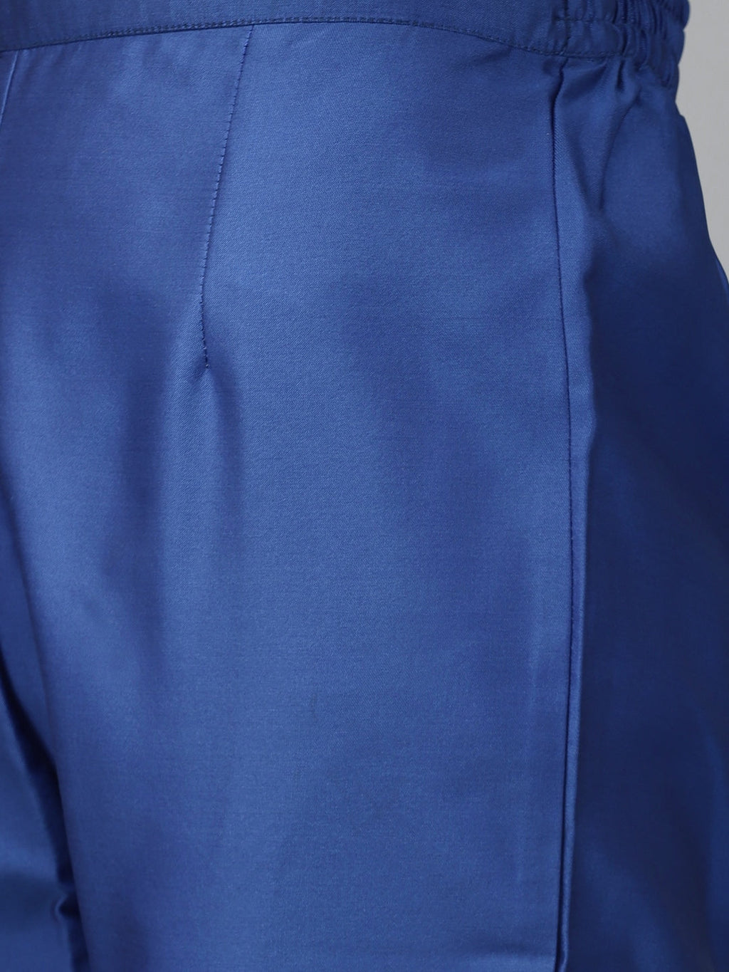 PANIT Women Blue Ethnic Motifs Embroidered Kurta with Trousers  With Dupatta
