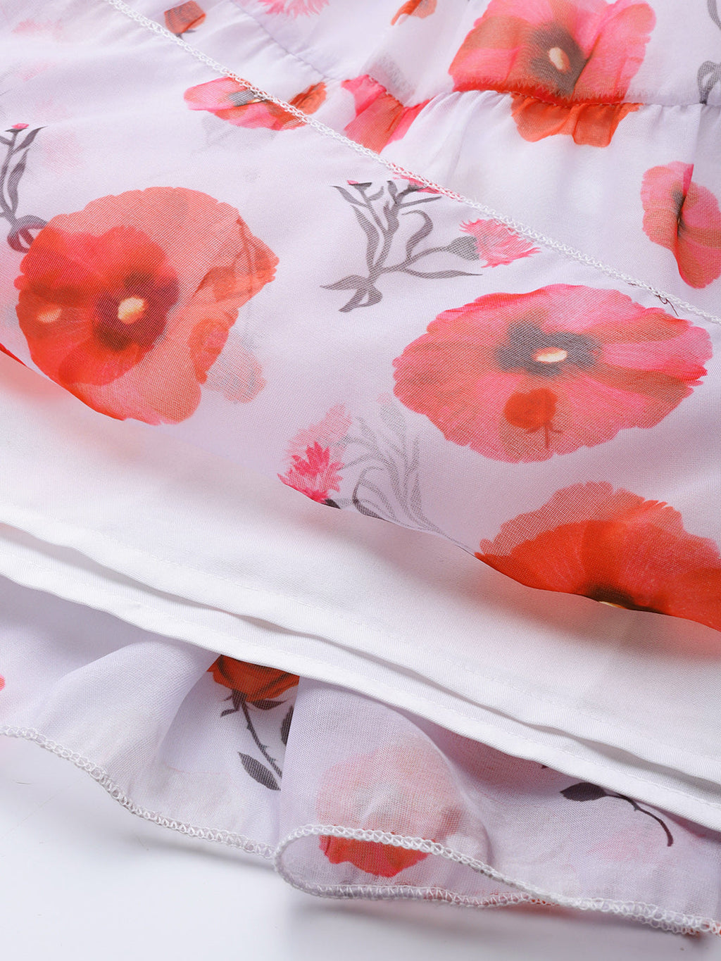 PANIT Off White Floral Dress
