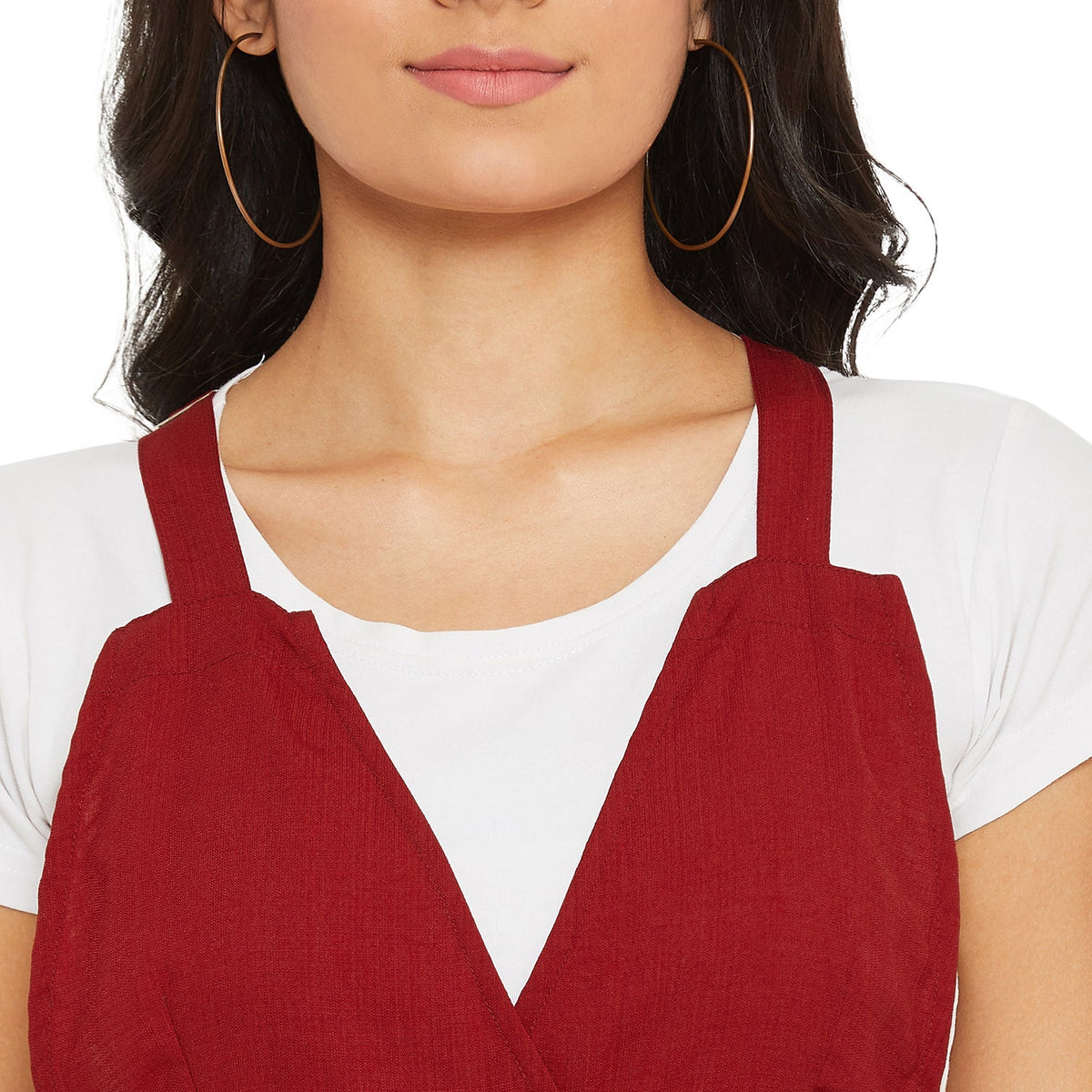 Women's Maroon Jumpsuit
