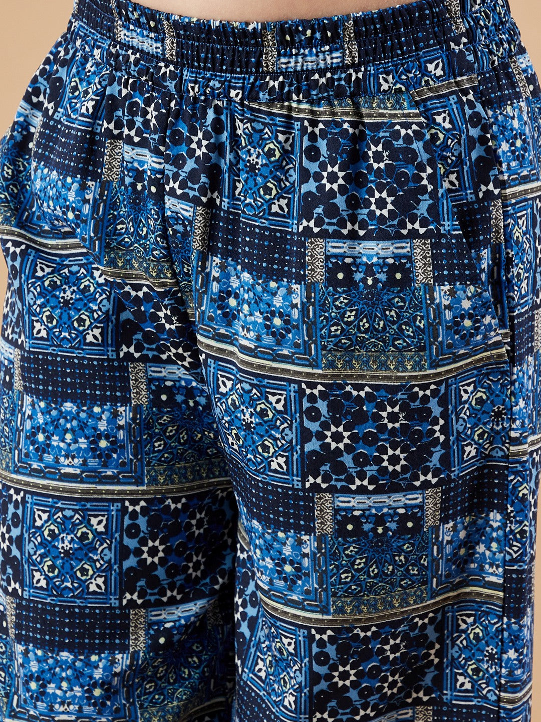 Girls Printed Top with Palazzos