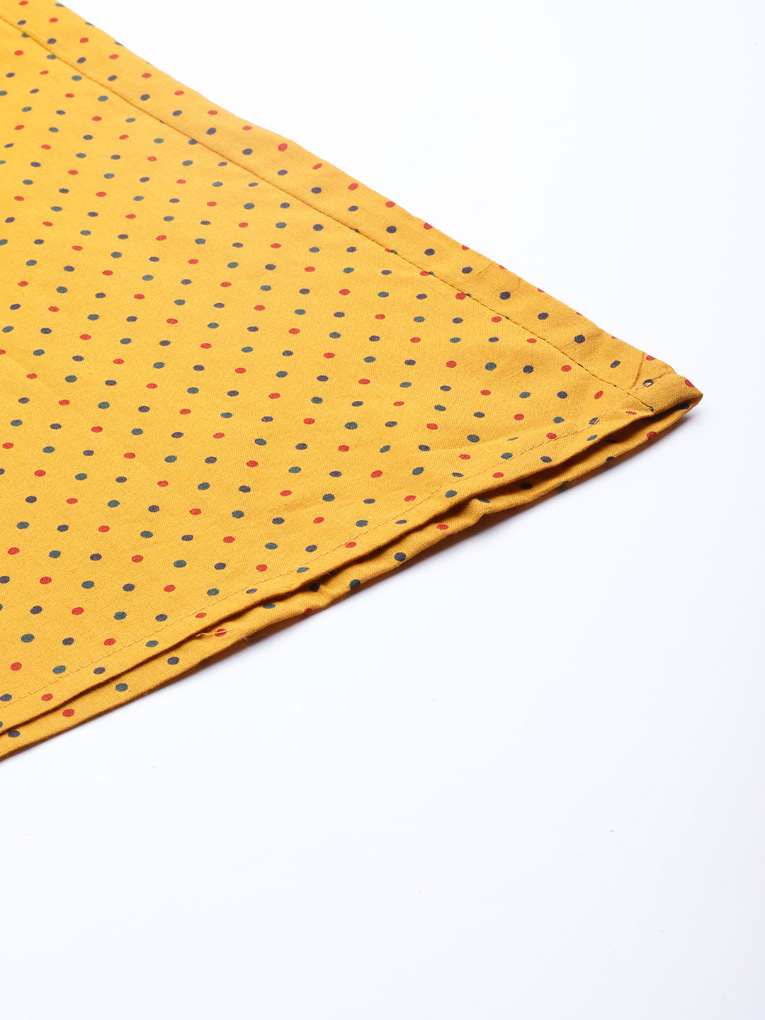 Women Yellow & Red Printed Cotton Palazzos