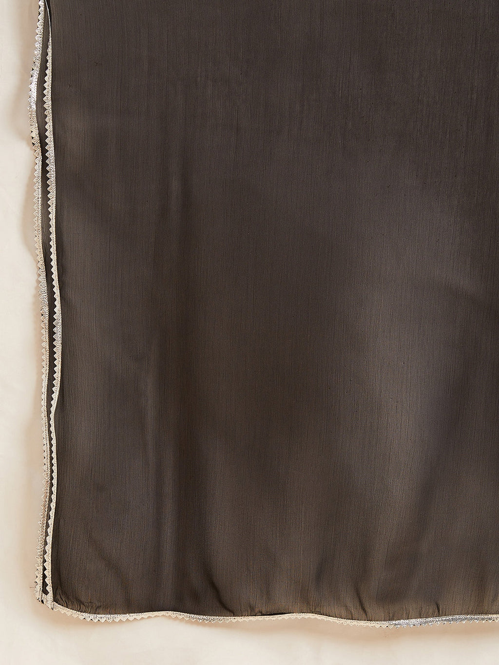 Black Embellished Mirror Work Kurta With Sharara & Dupatta