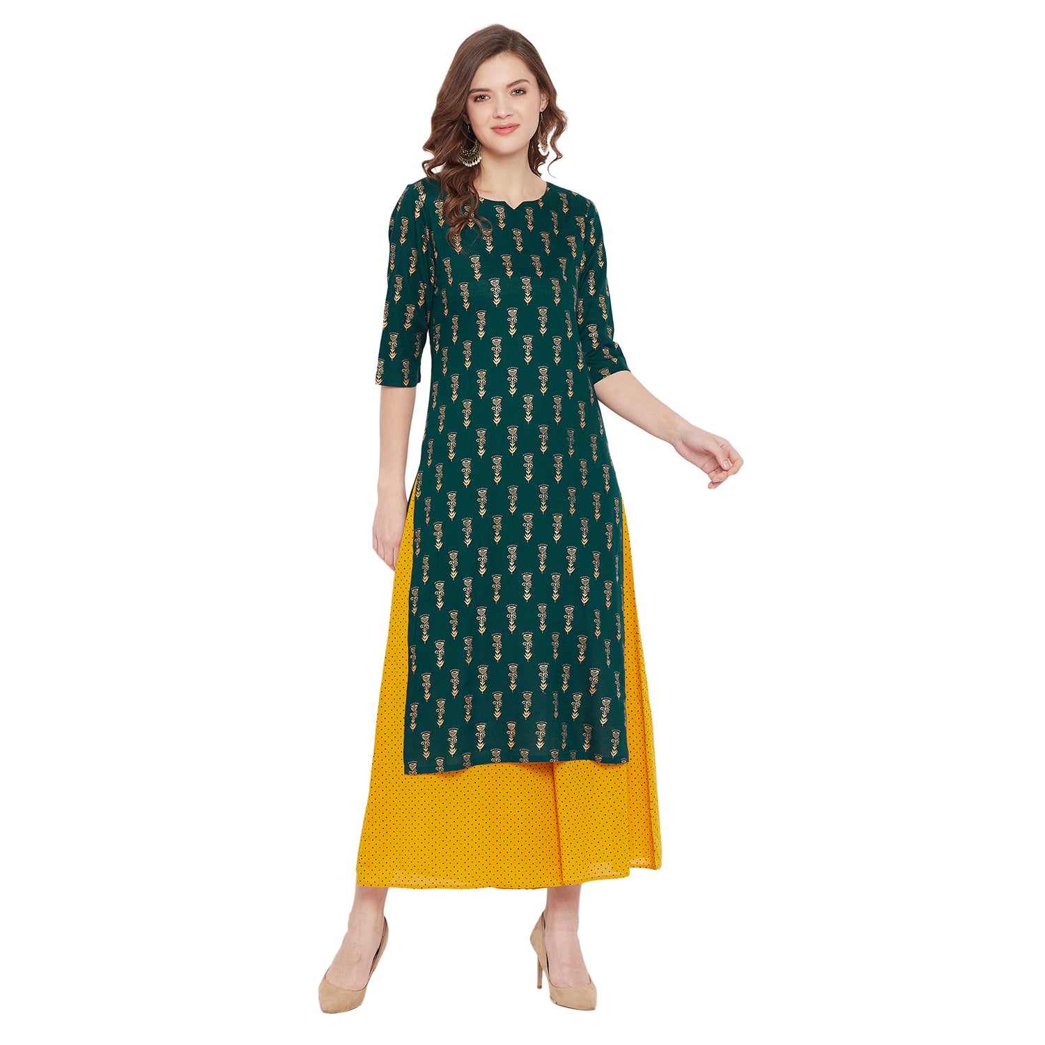 What to Wear with Palazzo Pants in 2024 | Cotton kurti designs, Kurta  designs women, Long kurti designs