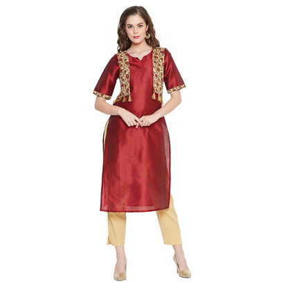 Women's Knee Length A-Line Kurta