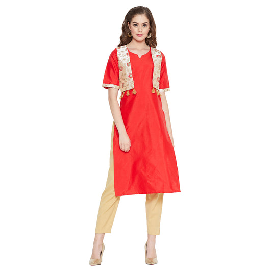 Women's Knee Length A-Line Kurta