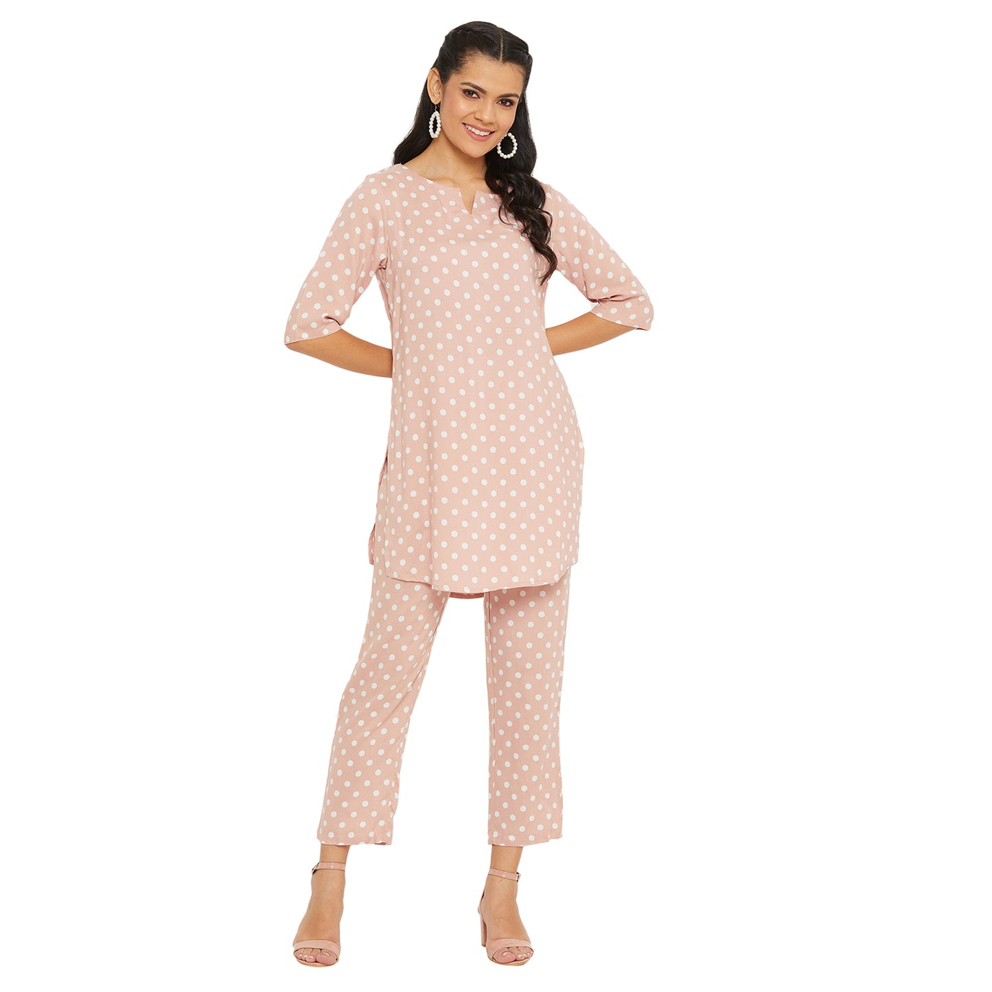 Pink Polka Dot Co-ords Set