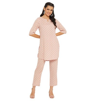 Pink Polka Dot Co-ords Set