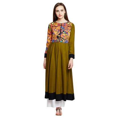 Multicolor Anarkali Kurta