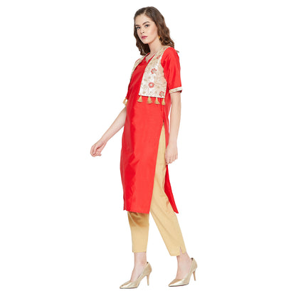 Women's Knee Length A-Line Kurta