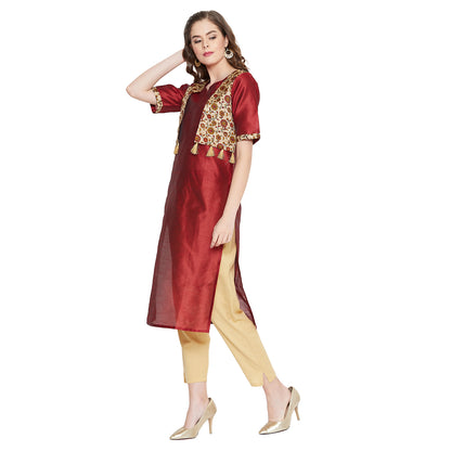 Women's Knee Length A-Line Kurta