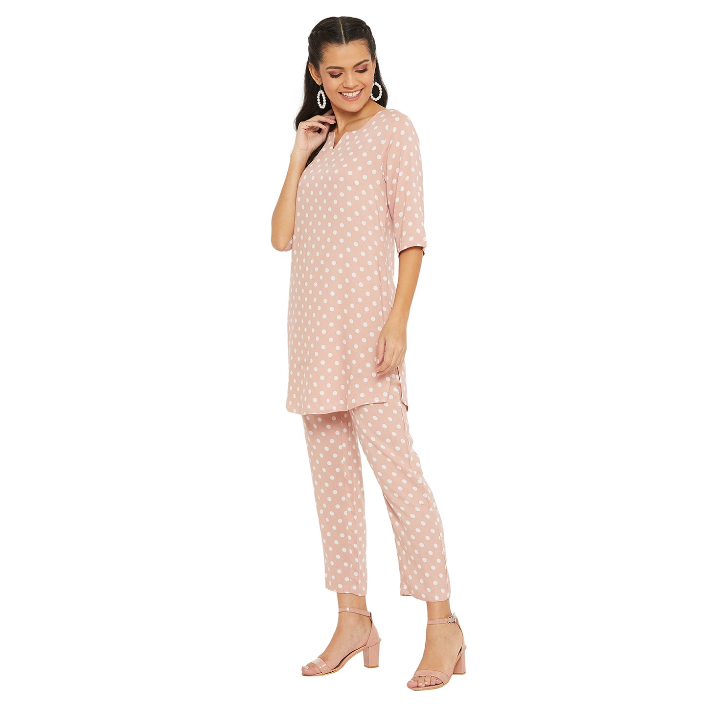 Pink Polka Dot Co-ords Set