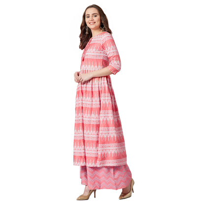 Women Anarkali Kurta And Palazzo Set