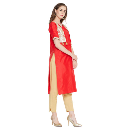 Women's Knee Length A-Line Kurta