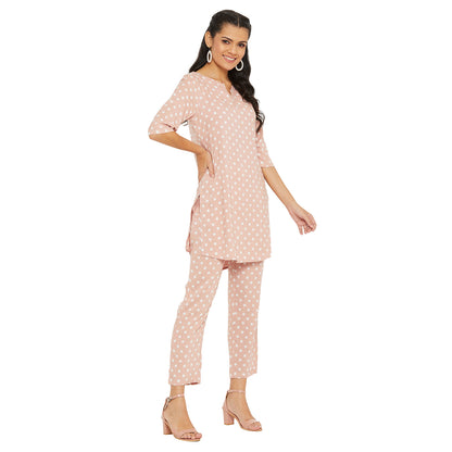 Pink Polka Dot Co-ords Set