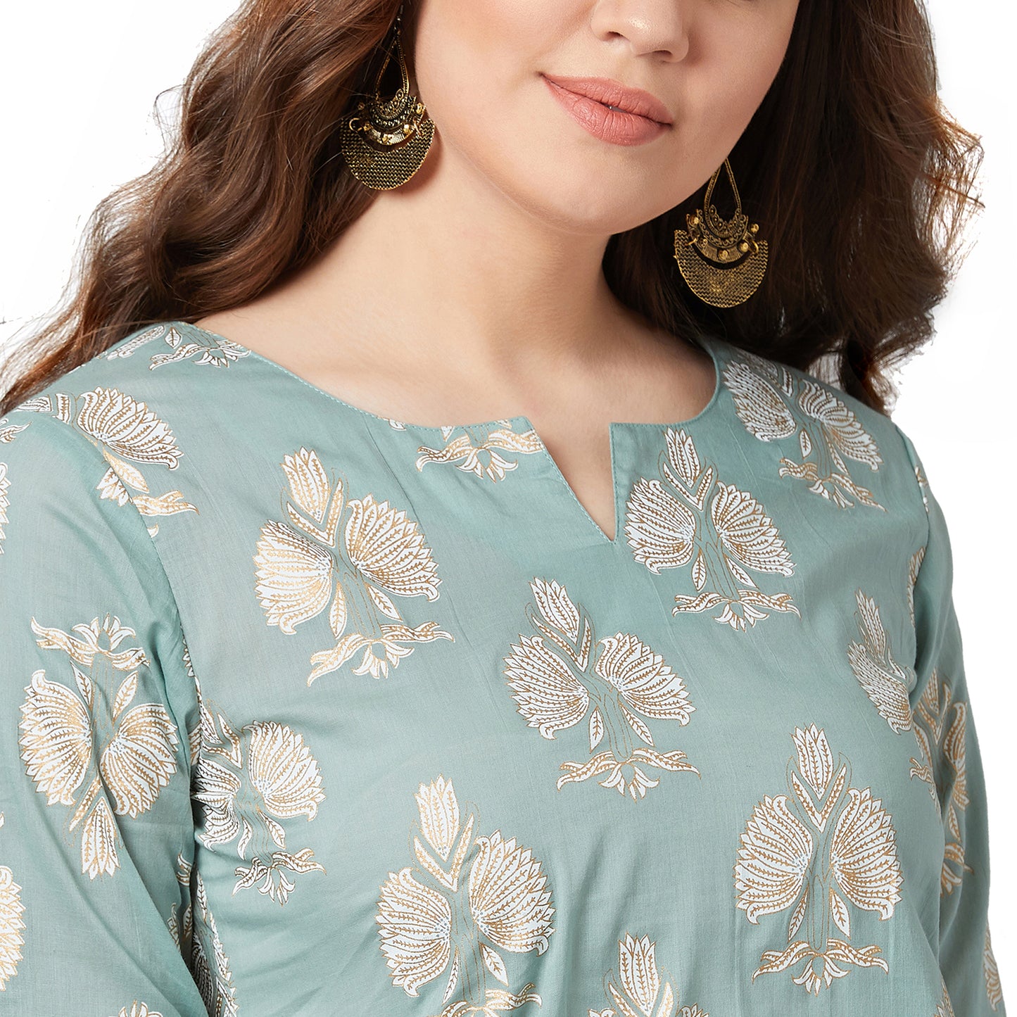 Women Straight Kurta And Palazzo Set